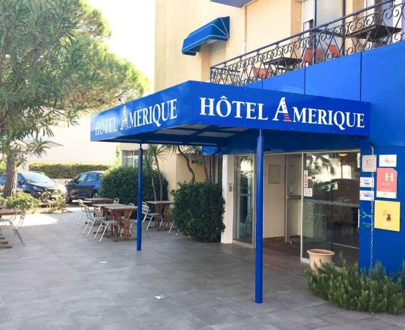 Amerique Hotel Palavas - Piscine - Plage Exterior foto