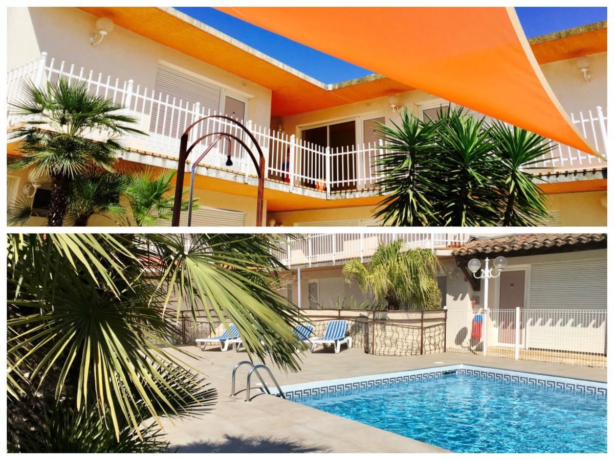 Amerique Hotel Palavas - Piscine - Plage Exterior foto