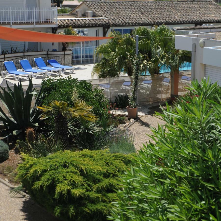 Amerique Hotel Palavas - Piscine - Plage Exterior foto
